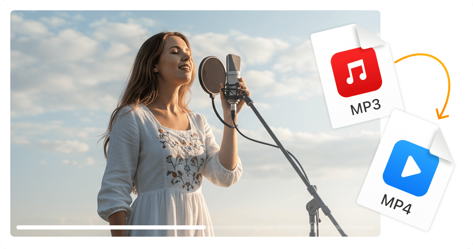 Upload audio to video platforms